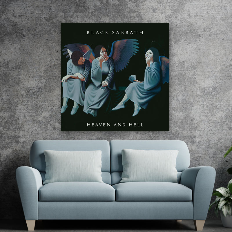 Πίνακας σε καμβά Black Sabbath Heaven And Hell